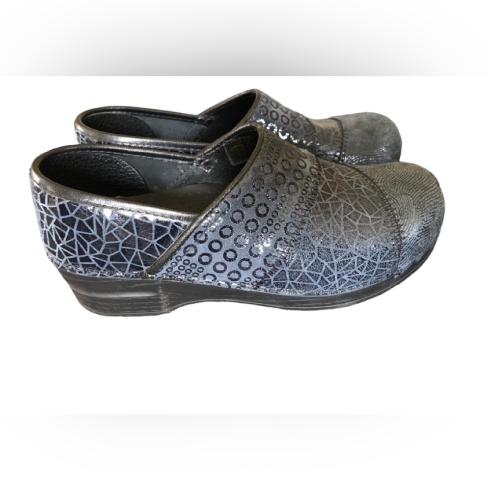 Sanita Original Danish Clog Size 6/37 Denim Blue Suede Leather Nurse Workwear